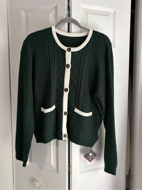 NWT Buttoned Sweater
